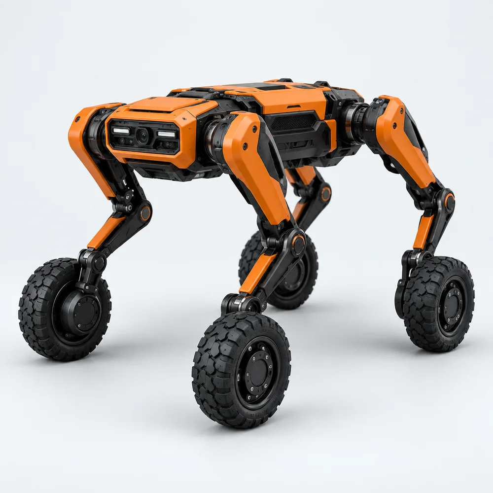 ИИ-иллюстрация для Deep Robotics Lynx; внешний вид может отличаться